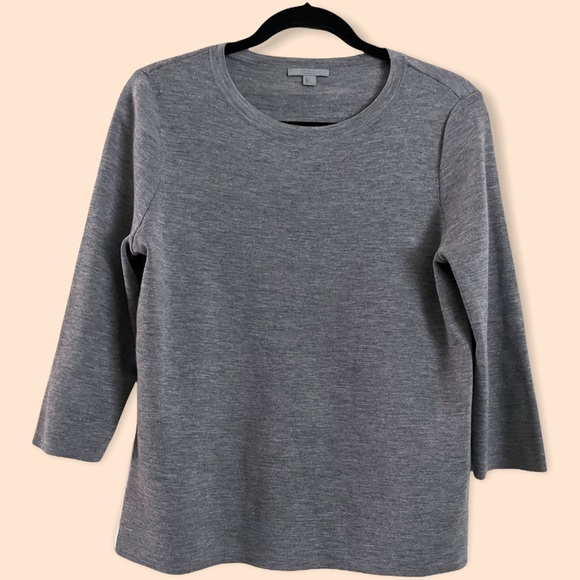 COS Double-layered knitted 3/4 sleeves top - Picture 1 of 3